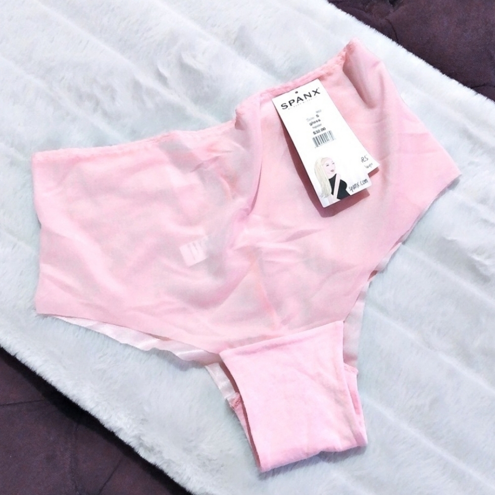 NWT SPANX SKINNY HIPSTER GLOSS PANTY SIZE S
